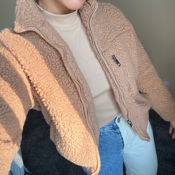 Sherpa cropped jacket - Picture 2 of 4